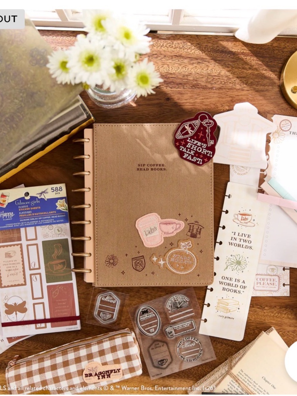 Gilmore Girls  Happy Planner Box “Sip Coffee Read Books” SOLD OUT- NEW SEALED